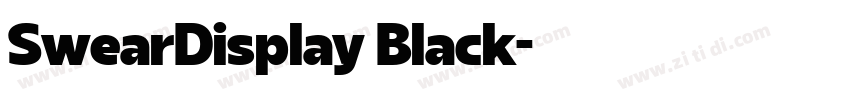 SwearDisplay Black字体转换 SwearDisplay Black字体转换